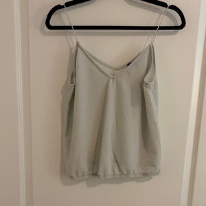 Express Light Gray Camisole Top